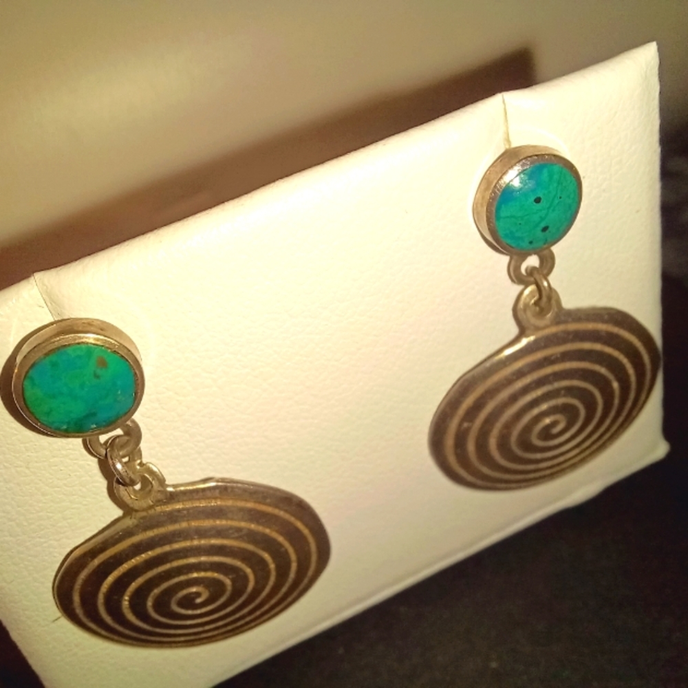 Turquoise Jewelry Native American Earrings